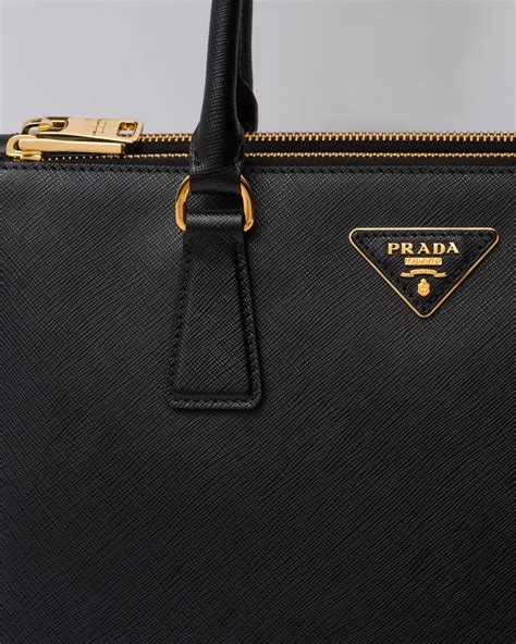 black handbag prada|large black prada handbags.